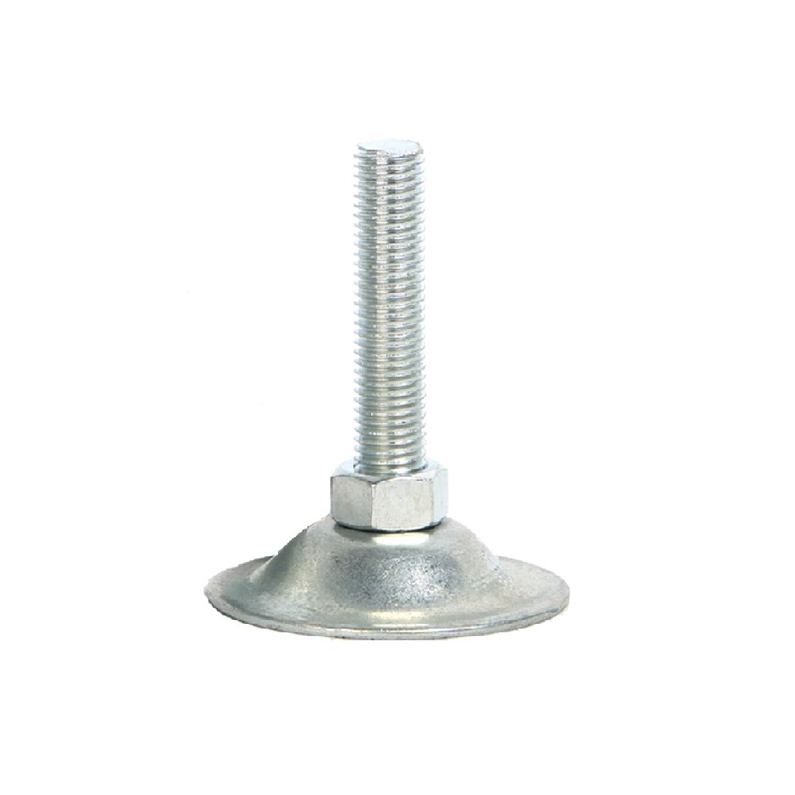 Verstellbare Möbelfüße 2Pcs Base 95mm Iron Galvanized M18 M20 Thread Adjustable Foot Cups Lathe Legs Leveling Feet(95xM20x100mm)