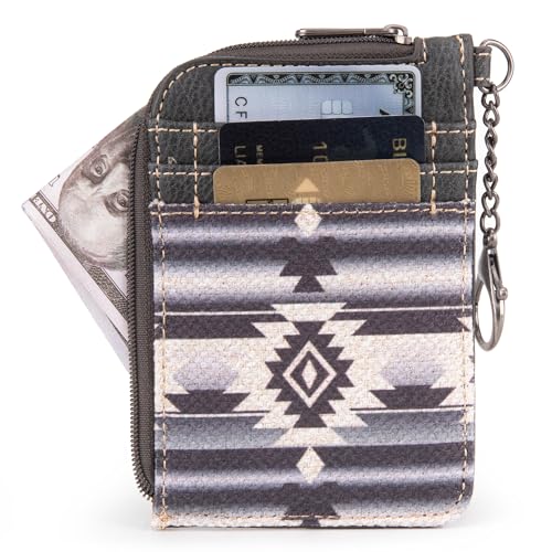 Wrangler Boho Aztec Crossbody Bag With Card Wallet for Women Black3