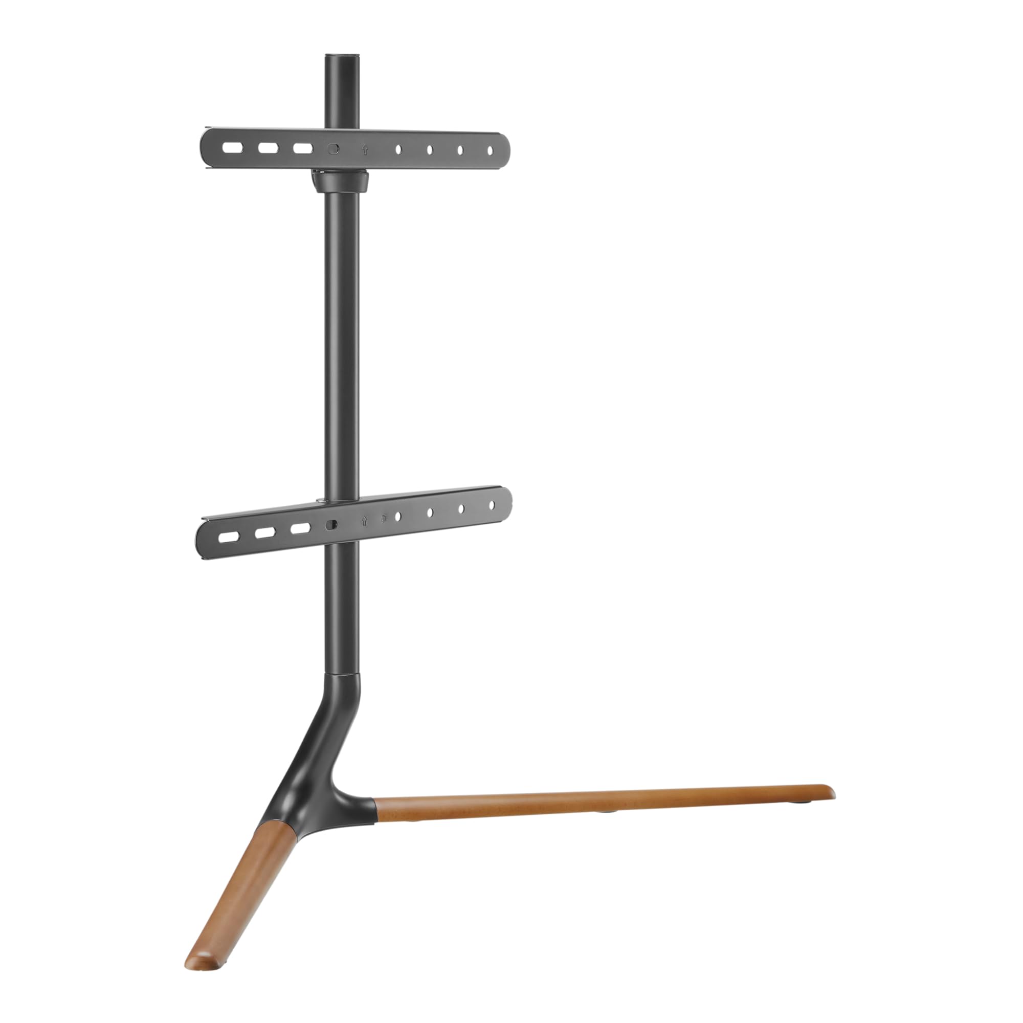 pro.tec TV-Standfuß Ystad Fernsehhalterung für Bildschirme bis zu 65 Zoll und 40kg Monitorhalterung schwenkbarer TV-Ständer 76,5x97x35cm VESA von 200x200 bis 400x400mm