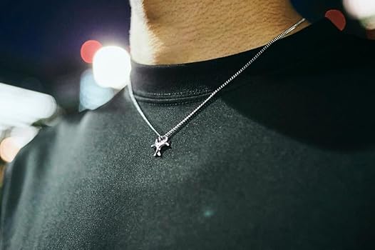 Amazon.co.jp: [RETO] Silver Necklace Logo type (50cm) : おもちゃ