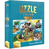 Uzzle Tales: Coral Cove – Interactive Storybook Puzzle, 2-in-1 Fun Family Story Block Game – Ages 7+ - STEM Learning Story Cards and Story Blocks for Kids