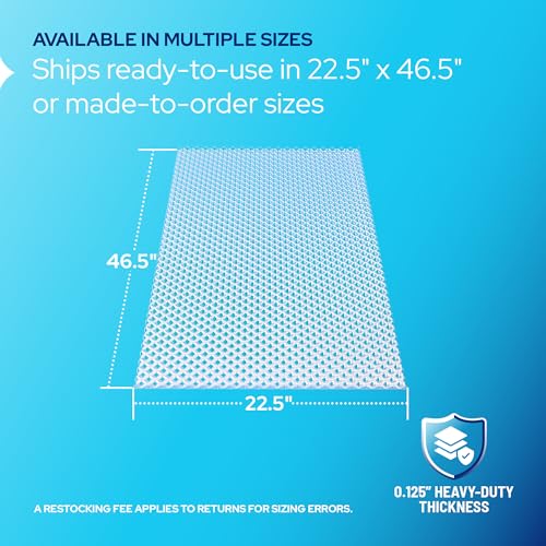 Image of KASTLITE Clear Acrylic Prismatic Lighting Panel - Heavy Duty | 22.5 inch x 46.5 inch | .125 inch Thick Ceiling Panel | Replacement Fluorescent Light Covers for Overhead Fixtures | Drop Ceiling Lights | 10 Pack