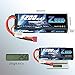 Zeee 7.4V 2S 5200mAh 80C RC Lipo Hardcase Battery with Deans Plug for 1/8 1/10 RC Vehicles Car Traxxas Slash X-Maxx RC Buggy Truggy RC Airplane UAV Drone FPV(2 Pack)