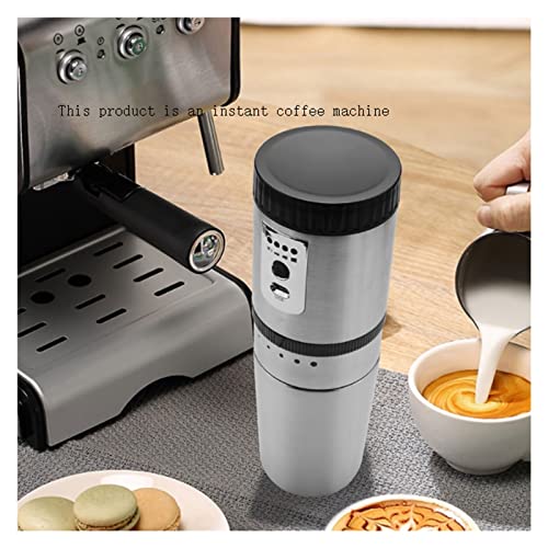 ZQJYMXDFC Mini-Kaffeemaschine Mit Schleifen, Wiederaufladbar, Tragbarer Heimreise-Kaffeemaschine (Größe: 7,5 × 7,5 × 20… – Bild 3