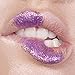 Glossy Pops Make-up | Glitter Face/Lip Balm & Lip Gloss Duo 2-in-1 | Studio 54 (Posh Purple)