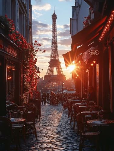Painting diamant adulte Tour Eiffel à offrir en cadeau de loisirs créatifs pour homme et femme