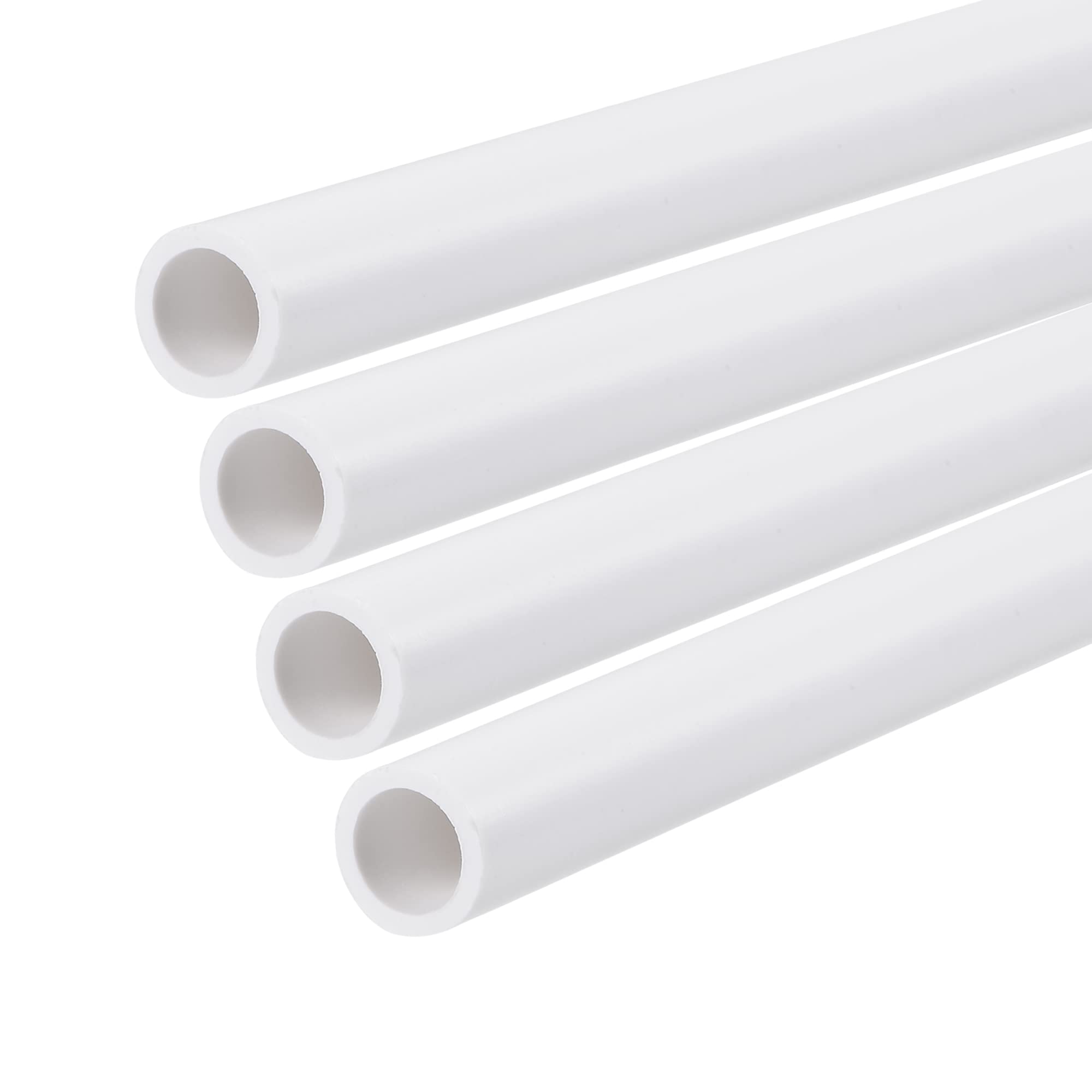 Tubes en fibre de verre blancs for modélisme et support de plantes – 4 pièces, longueur 500 mm, plusieurs diamètres disponibles(16 mmx12 mmx500mm)