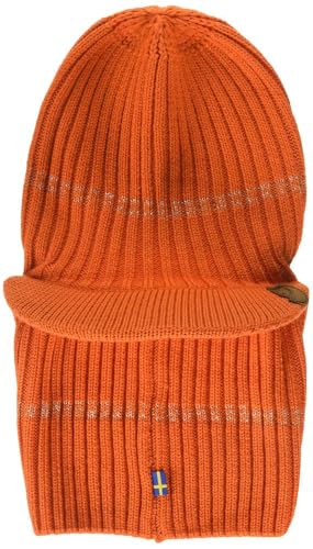 Fjallraven Men's Lappland Balaclava Cap Hat, Orange, One Size UK