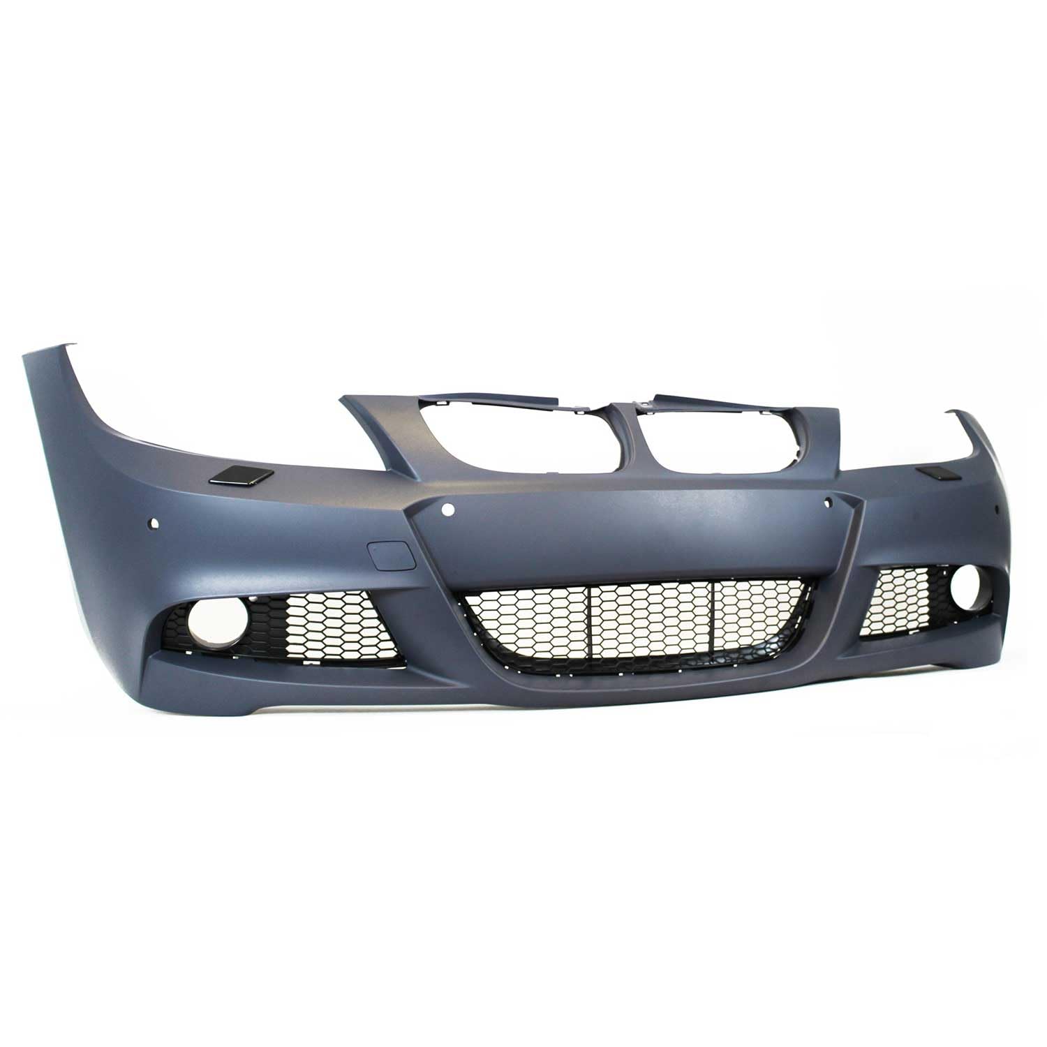 JOM Pare-chocs avant pour BMW Series 3 E90/ E91 LCI 2008-2011 Plastique Noir 1x