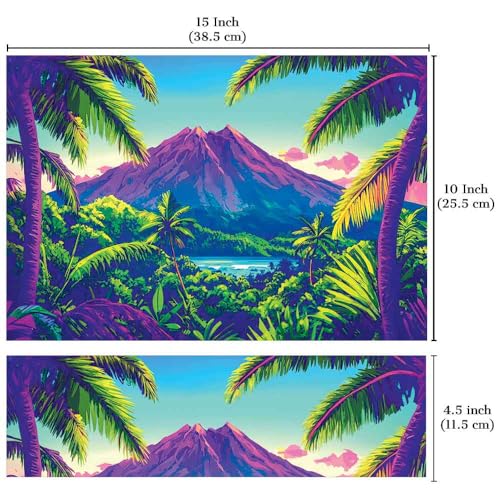 Image of Full Laptop Skin Stickers HD Quality Sticker for Laptops Upto 15.6 inch (Dustproof|Waterproof|Scratchproof|Reusable) - BE NEON MONTN FL