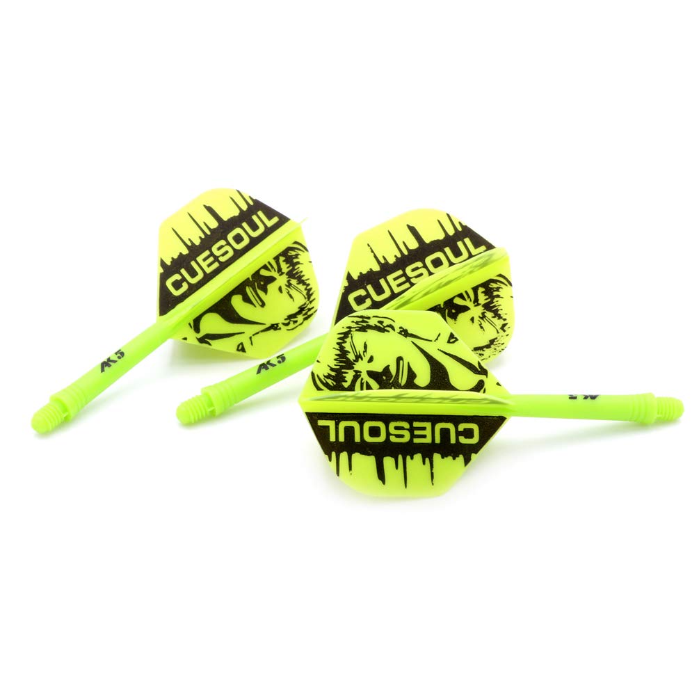 CUESOUL Rost Arbres de fléchettes intégrés et Vols de fléchettes de Forme Standard, Lot de 3 pièces - 4