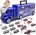 AOKESI Transport Car Carrier Truck Toy - Mini Car and Play Vehicle Set for Kids, Best Gift for Boys Girls Age of 3-12 Year Old