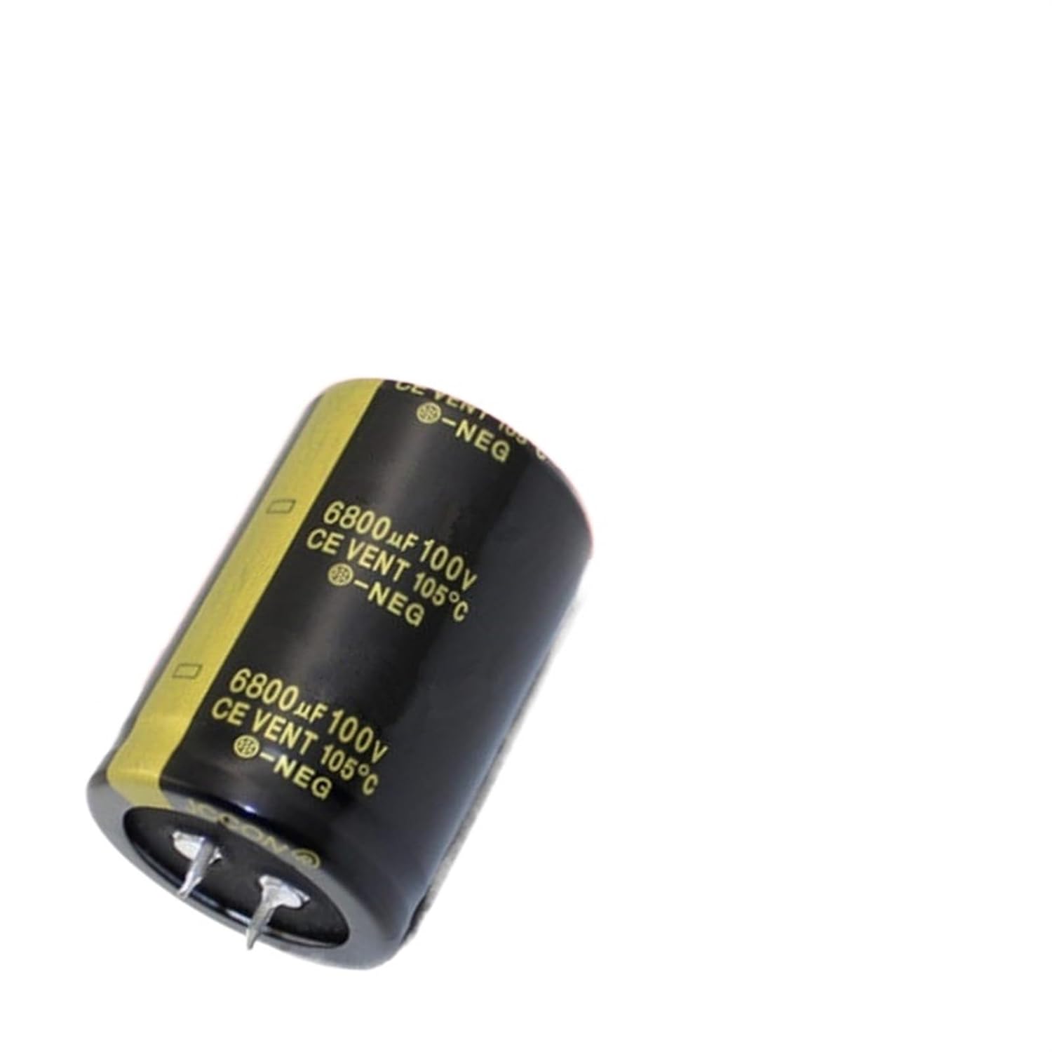 2-5pcs Audio Electrolytic Capacitor 100V6800UF 100V 6800UF 35 * 50MM for Audio HiFi Amplifier High Frequency Low Speaker(5PCS)