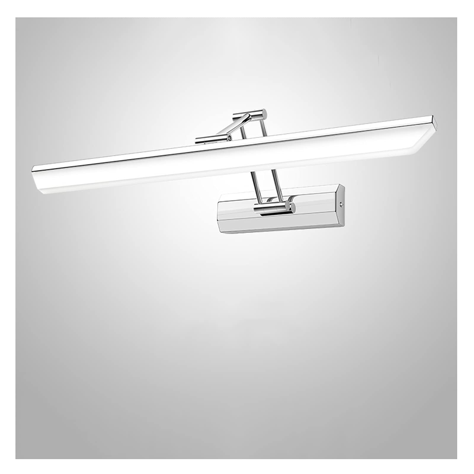Lampe de bain LED étanche 50 cm avec lumière avant réglable blanche