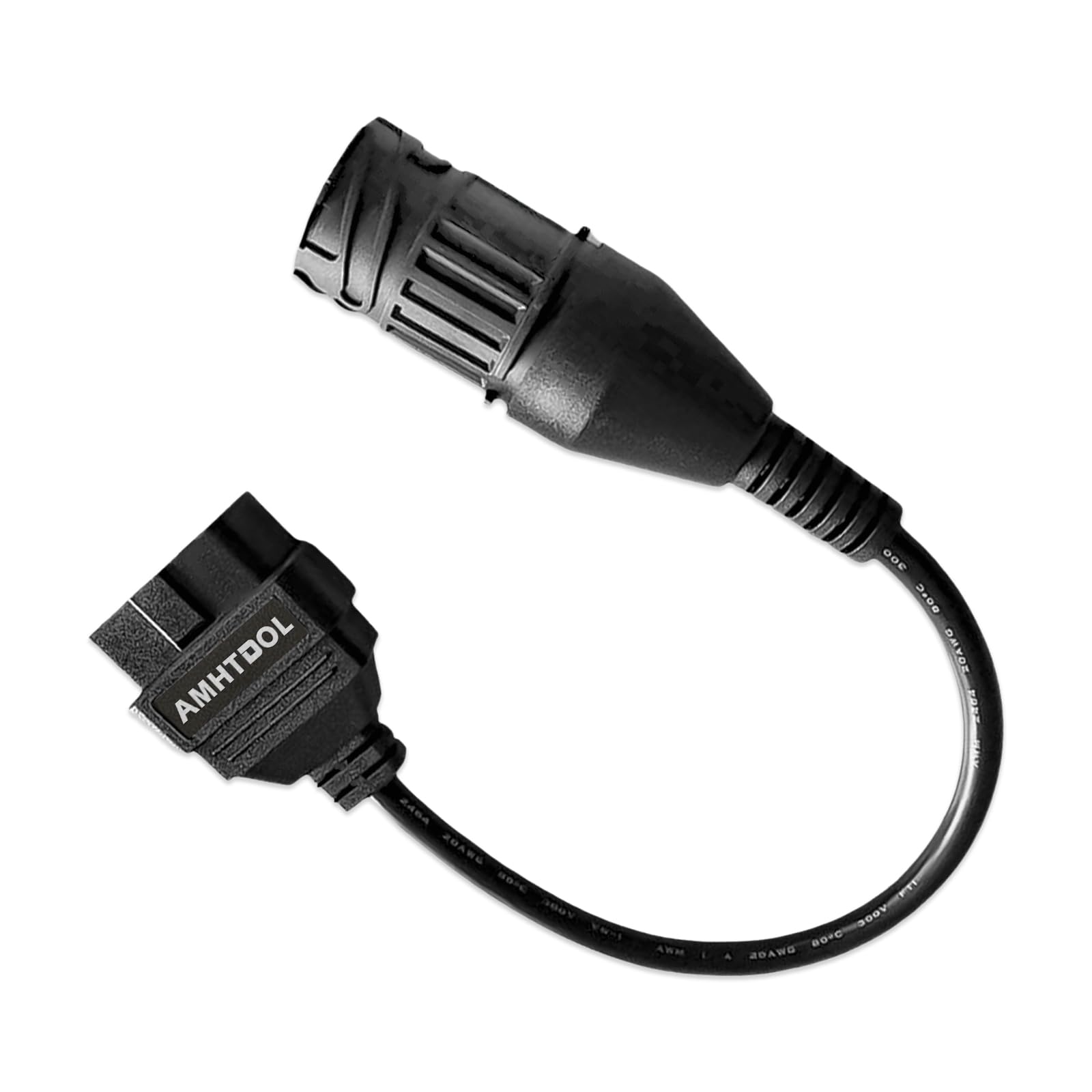 Adattatore OBD2 adatto per il motociclo BMW a 10Pin GS-911 da maschio a 16Pin per il sistema diagnostico OBD per i maschi, compatibile con lo scanner WiFi GS-911 per la bicicletta Euro 4 dell’anno mod