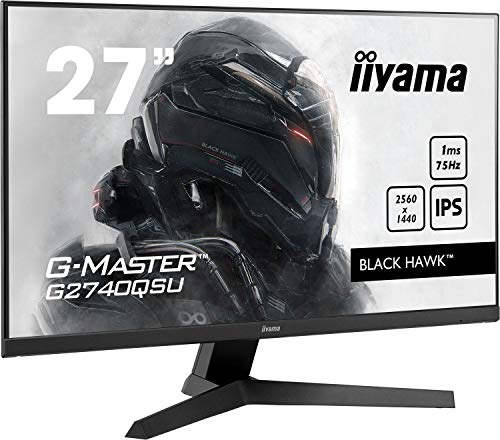 Ecran PC Gamer, G2740QSU-B1 G-Master Black Hawk - 27 QHD 2K - Dalle IPS - 1 ms - 75Hz - HDMI/DisplayPort - AMD FreeSyn - Monitor - Immagine 1