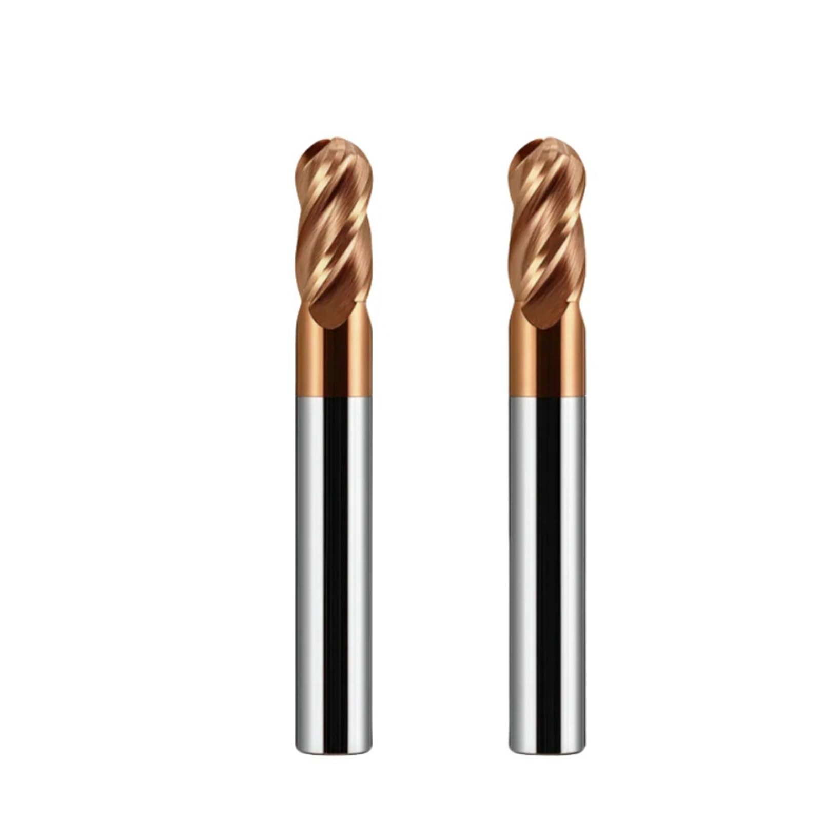 Końcówka z węglików spiekanych HRC55 4-ostrzowa powlekana stal wolframowa frez do stali nierdzewnej 3 4 5 6 8 10 12 14 16 18 20 mm (R8x32xD16x100)