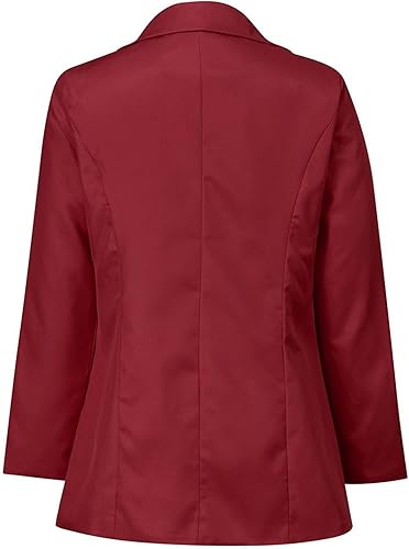 Miniatura 3 de Blazer Jacket for Women Work Professional Blazer Cardigan Casual Solid Color Blazer Lapel Open Front Office Suit Jacket