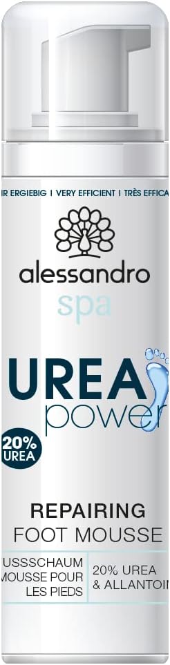 alessandro Spa Foot Repairing Foot Mousse – 20% urea & allantoïne – voetschuim – regenereert de huidbarrière en vermindert roodheid en jeuk