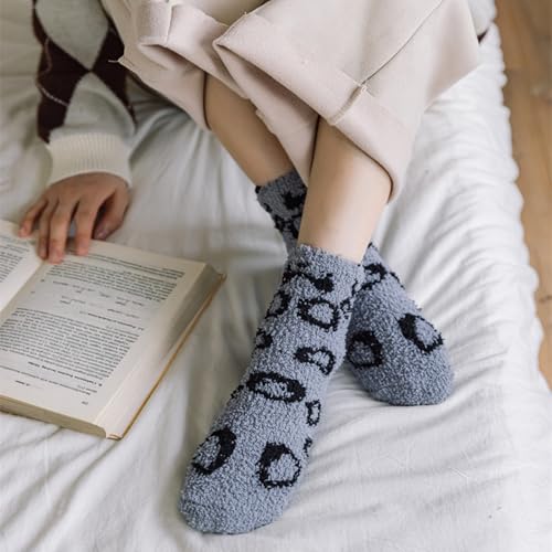 Image of Benefeet Sox Women Fuzzy Socks Funny Cat Gifts Cozy Soft Fluffy Winter Warm Sleeping Cute Animal Slipper Socks for Cat Lover