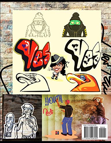 230+ Pages. Street Art Graffiti Coloring Book for Adults and Teens: Gorgeous Coloring Book For Adult