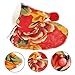 Happyyami Parrot Winter Cape Coat Warm and Comfortable Bird Outfit for Parrots Cockatiels Lovebirds for Parties and Daily Wear Cute Decorative Apparel Northeast Big Flower Red