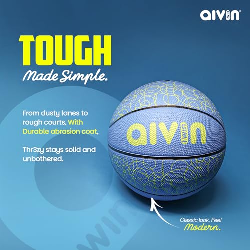 Image of Aivin THRE3ZY Mini Basketball Size 3 - Compact Design | Pro Grip & Durable Build | for Kids, Teens & Youth