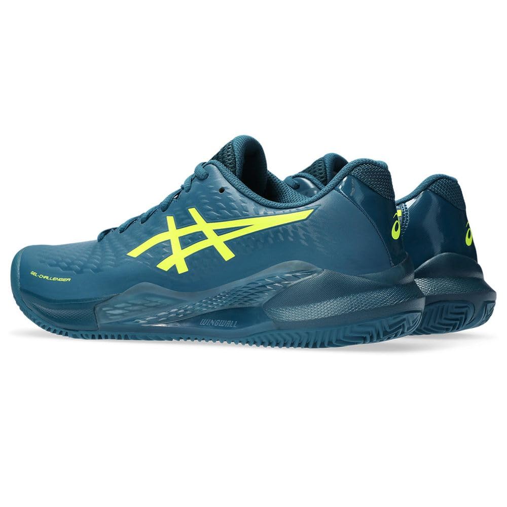 Asics Challenger 14 Mężczyzna Buty do tenisa Niebieski żółty