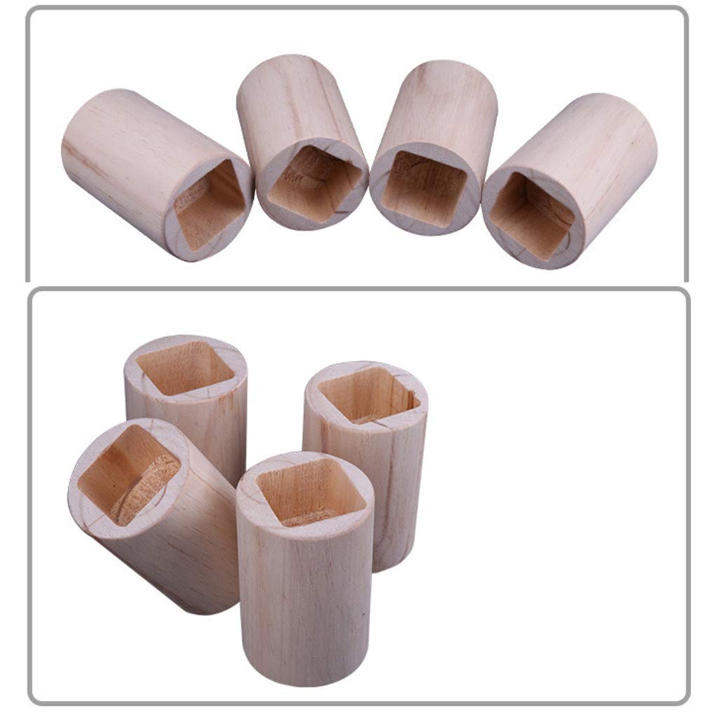 Relaxdays Set di 4 Rialzi per Mobili, Aumento in Altezza di 8,5 cm per