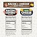 Bacon and Cheese Spices, Combo Pack of 2 - (Bacon Lovers, & Cheese Flavor) - Herb, Spice and Seasoning Gift Set - Premium All Natural & Healthy Spice Blend - Seasonings & Steak Rub by Flavor God