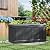 Greesum 82 Gallon Resin Deck Box All Weather Large Outdoor Storage for Patio Furniture, Toys, Garden Tools, Lockable, Dark Gray