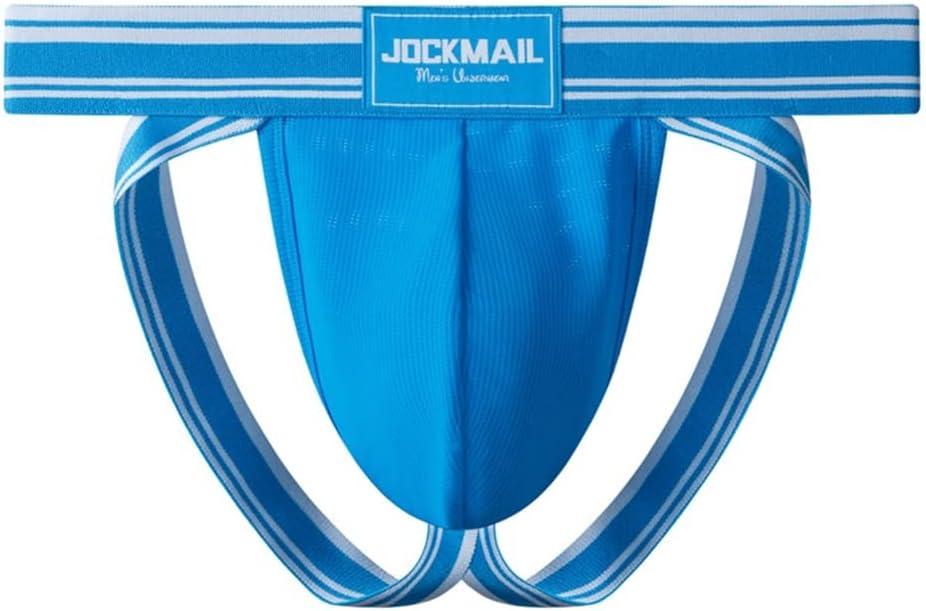 JOCKMAIL Jockstrap Athletic Supporters for Men Jock Strap Male Underwear for Gym Sport