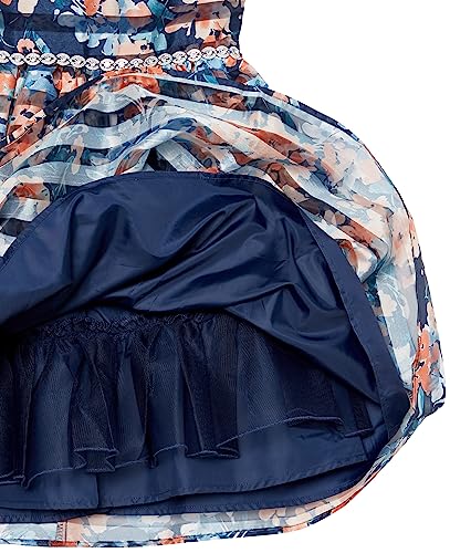 Speechless Girls' Sleeveless Shadow Stripe Organza Party Dress4