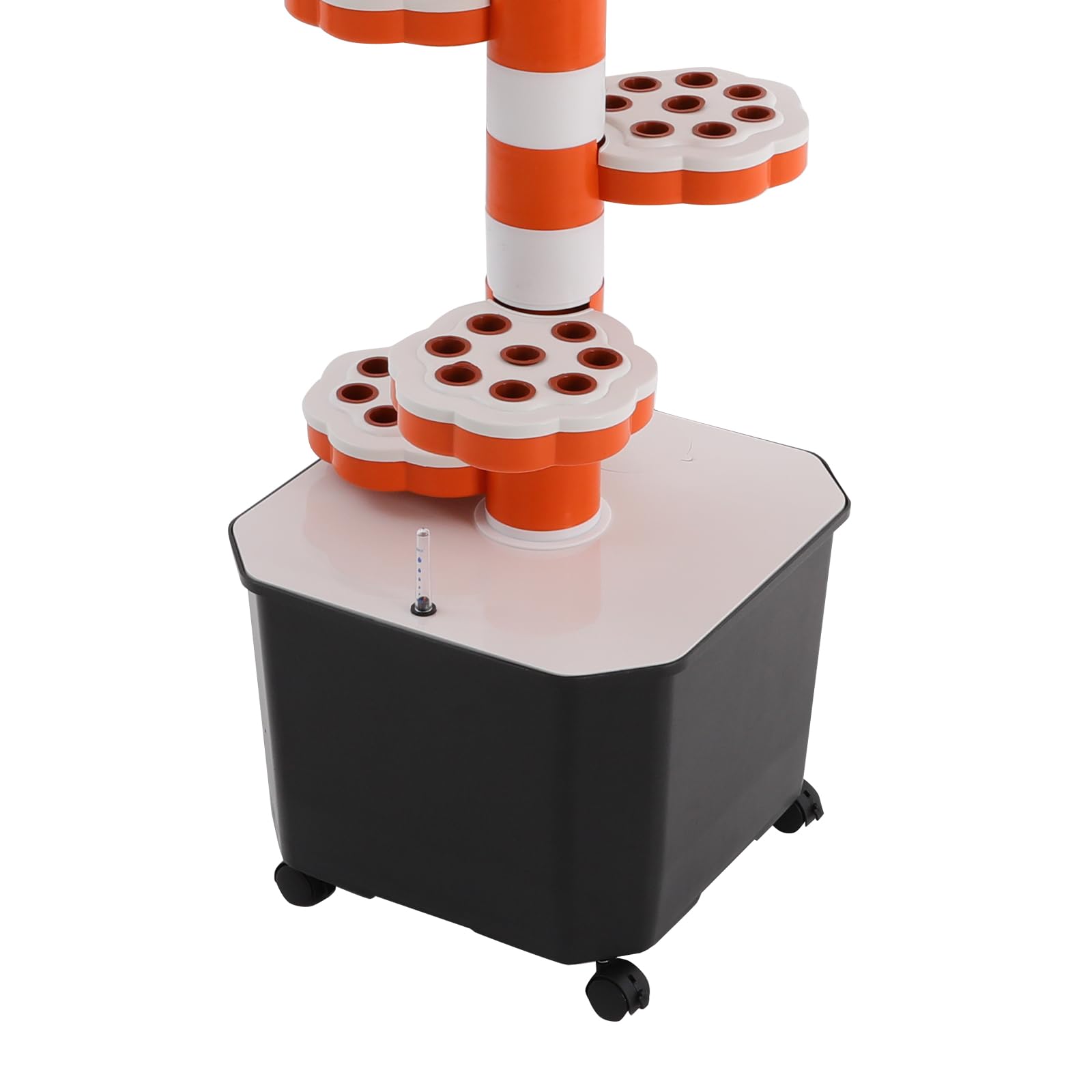 Système de culture hydroponique avec pompe, minuterie, 10 couches et 80 trous, tour de croissance hydroponique, pour la maison, le commerce et les botaniques