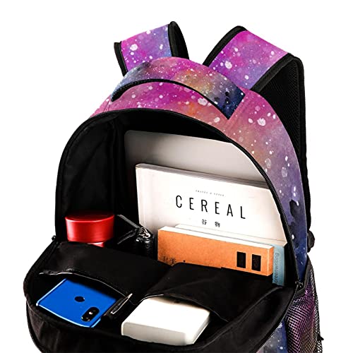 Sac à dos décontracté multicolore avec grand compartiment ordinateur portable - 4
