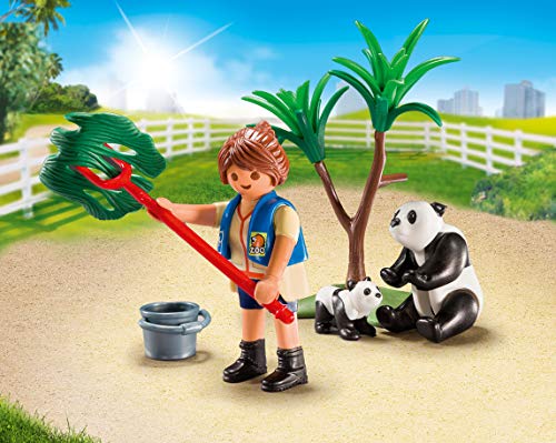 PLAYMOBIL 70105 City Life Panda Caretaker Large Carry Case Set 21.0 x 5.5 x 16.3 cm, Multicolor – Bild 4