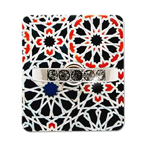 Smatixx Cell Phone Ring Holder & Grip with Luxury Oktant Crystal Universal Kickstand Compatible with All Major Smartphones | Sirocco (Mix)