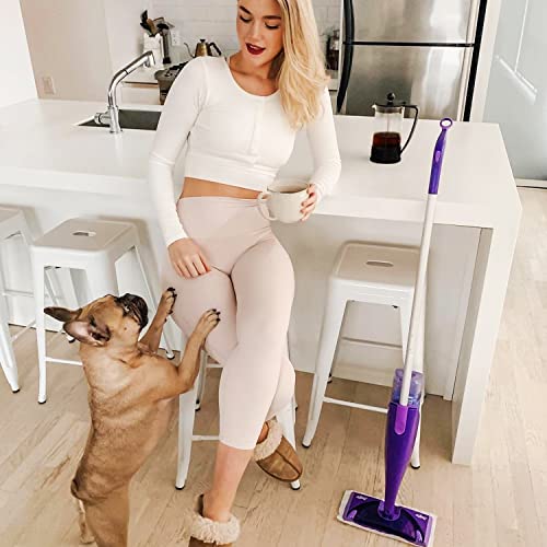Image of NEW YOUNG Capri Leggings with Pockets for Women High Waisted Workout Leggings Tummy Control Yoga Pants