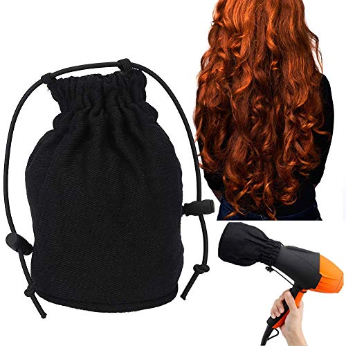 Calcetín para secador de pelo, secador de pelo de tela plegable profesional, difusor de soplador de pelo, cubierta de difusor, accesorio de secado de pelo para soplador de pelo ondulado y rizado