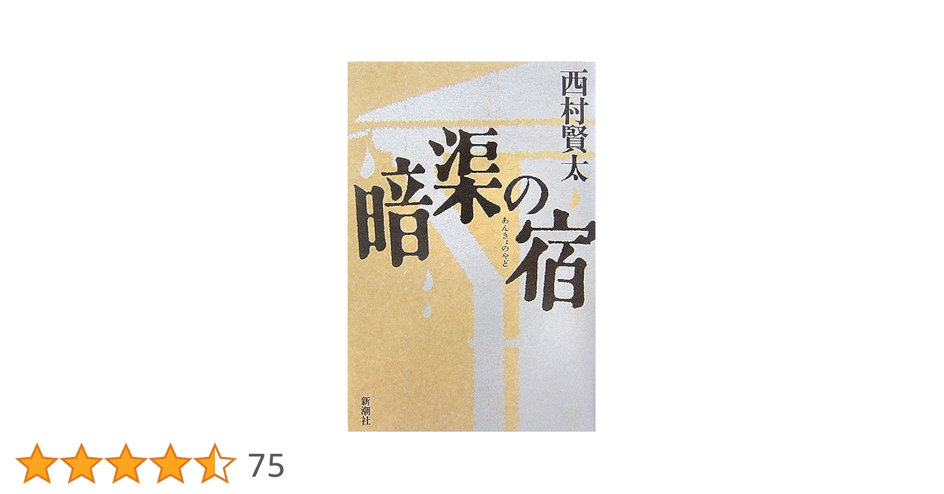 暗渠の宿 Amazon.co.jp: 暗渠の宿 : 西村 賢太: Japanese Books