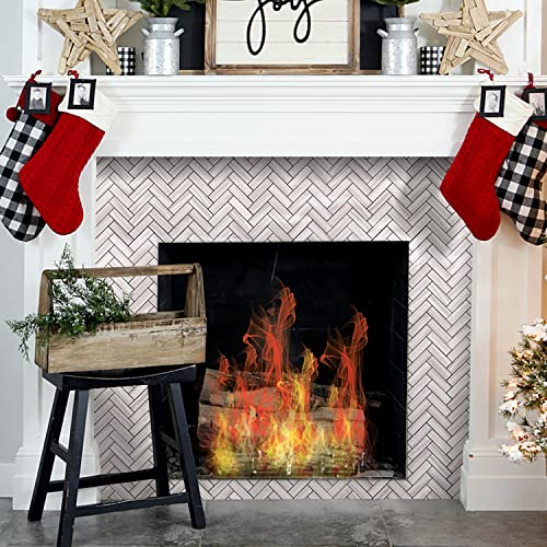 Stickgoo 1 Sheet Peel And Stick Backsplash, Pvc Backsplash Tile, Herringbone Self Adhesive Wall Tile For Kitchen Bathroom, Laundry Room, Fireplace #TOP2