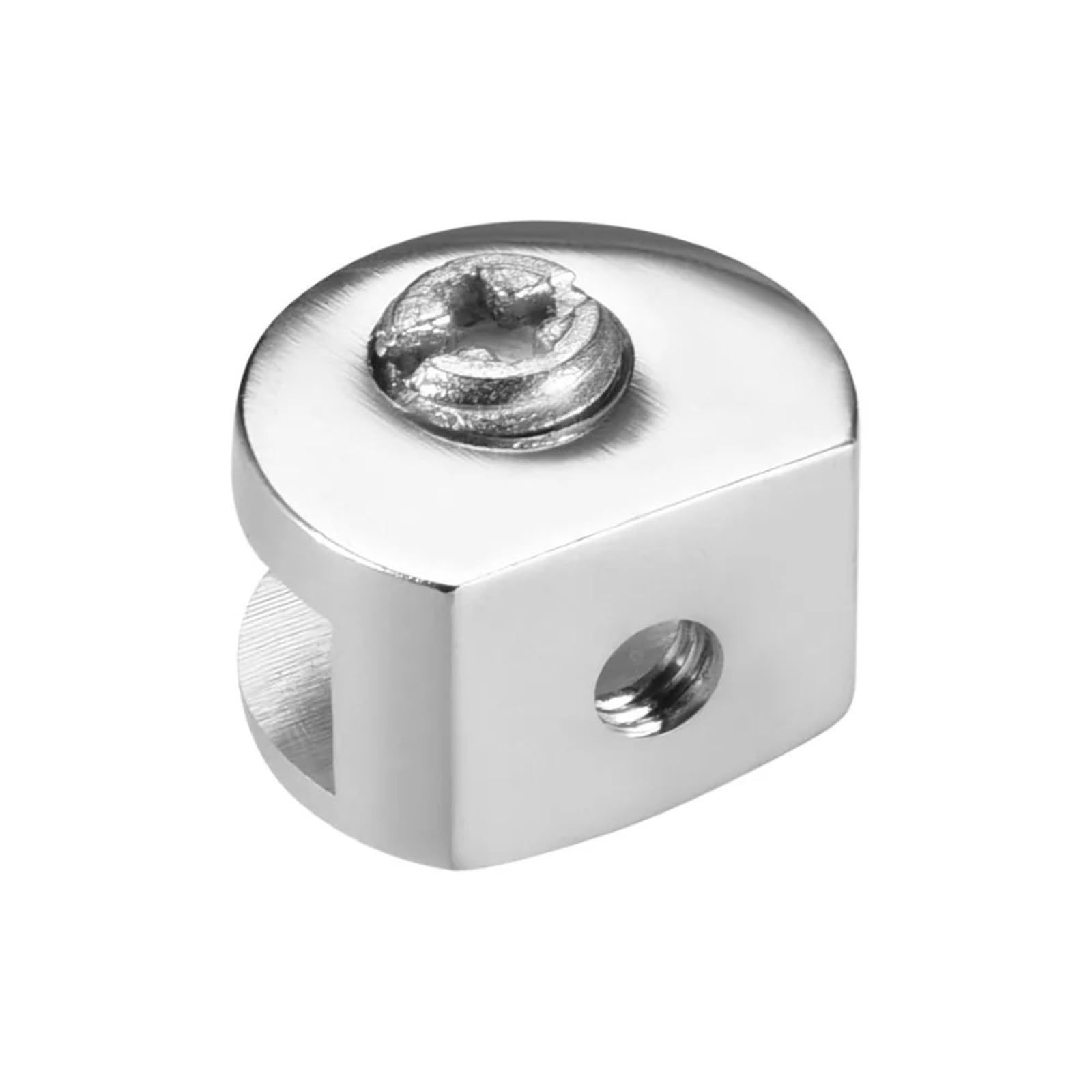 8pcs Glass Shelf Bracket Suitable Zinc Alloy Clamp Clip Holder