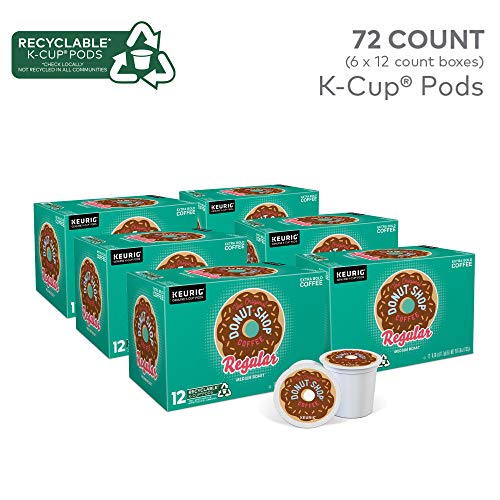 The Original Donut Shop Keurig Single-Serve K-Cup Pods, Regular Medium Roast Coffee, 72 Count