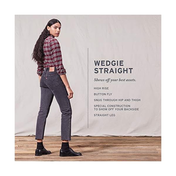 Levis-Womens-Wedgie-Straight-Jeans Levi's Women's Wedgie Straight Jeans, Love in The Mist (Waterless), 27