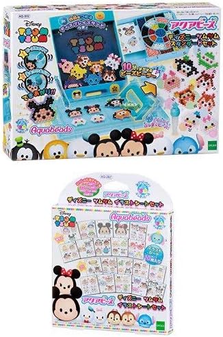 Amazon アクアビーズ ディズニーツムツム スタンダードセット ディズニーツムツム イラストシートセット メイキングトイ おもちゃ
