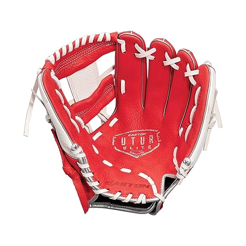 Easton | FUTURE ELITE Baseball Glove | 11" | I-Web | Right Hand Throw | Red/White - image 2
