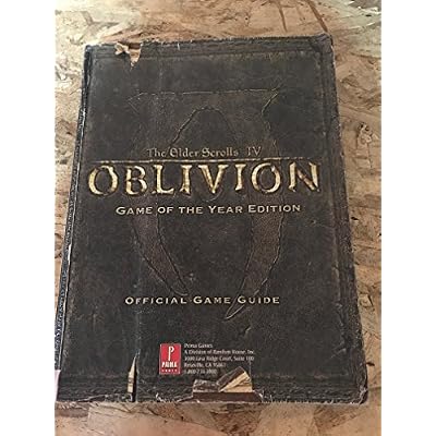 Elder Scrolls IV: Oblivion Game of the Year Official Strategy Guide