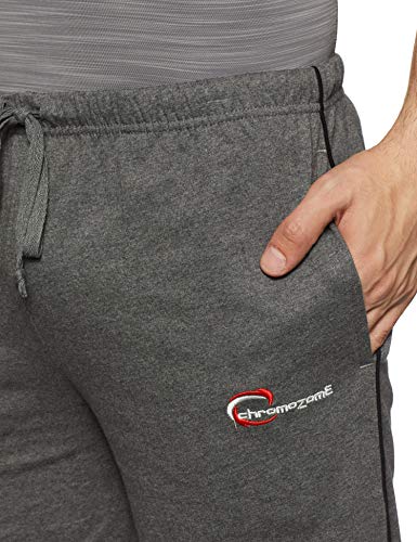 Image of Chromozome Men Athletic Fit Cotton Track Pant