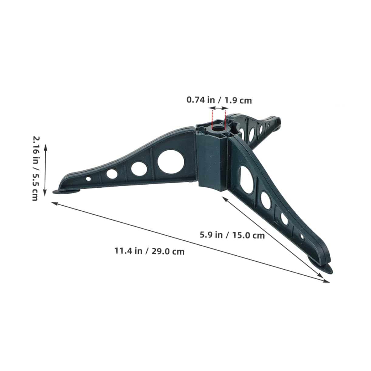 BCOATH 4pcs Christmas Tree Base Holder Sturdy Xmas Tree Stand for Easy Install Support Bracket Space-Saving Design for Holiday Decorations