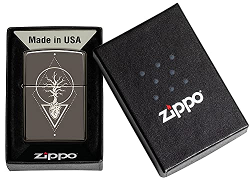 Encendedor Zippo Black Ice Heart of Tree miniatura 6